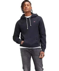 Levi's Hoodie Original Housemark in Schwarz mit kleinem Logo