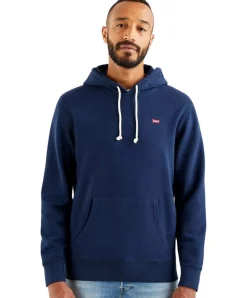 Levi's Hoodie Original Housemark mit kleinem Logo in Blau