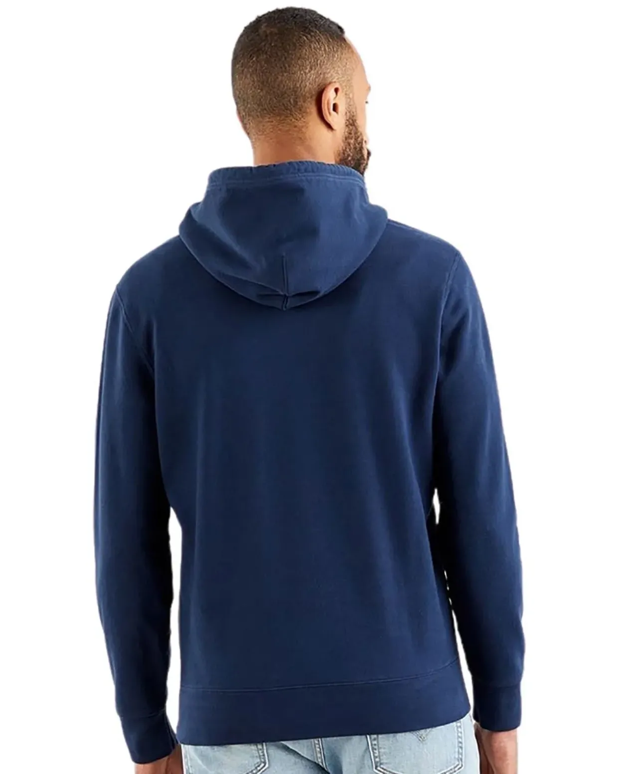 Levi's Hoodie Original Housemark mit kleinem Logo in Blau