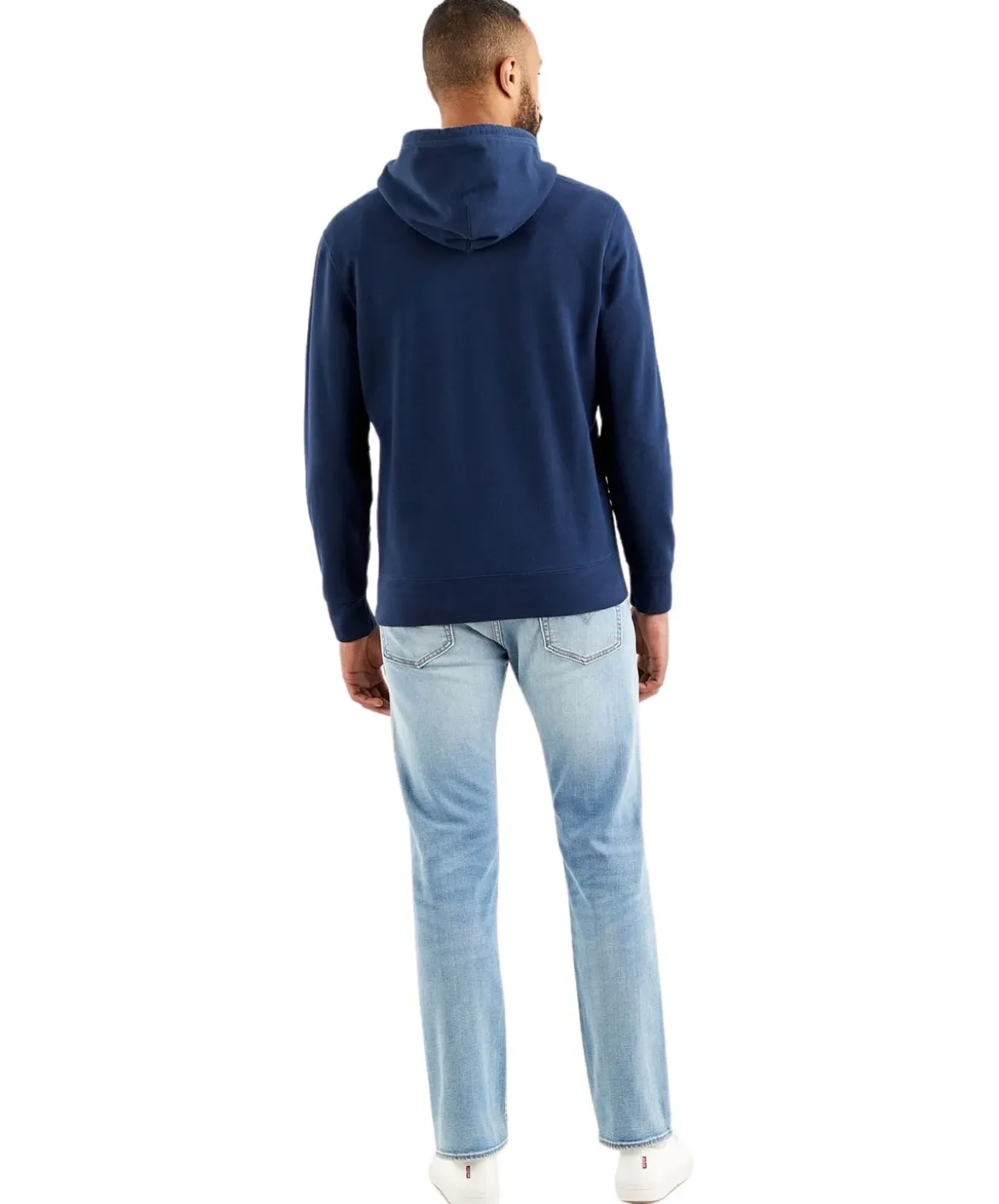 Levi's Hoodie Original Housemark mit kleinem Logo in Blau