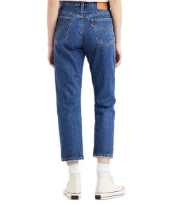 Levi's Jeans ⅞ Crop 501 in mittelblauer Orinda Troy Horse