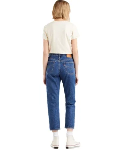Levi's Jeans ⅞ Crop 501 in mittelblauer Orinda Troy Horse