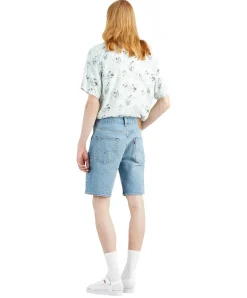 Levi's Jeans Original Shorts 501 Hemmed in hellblau