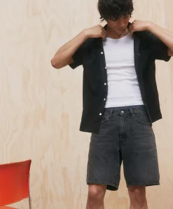 Levis Jeans Shorts 468 Baggy Style in Schwarz