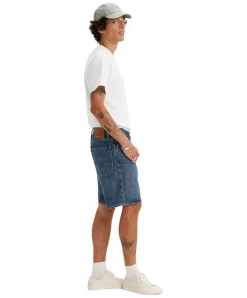 Levis Jeans Shorts 468 im blauen Baggy Style