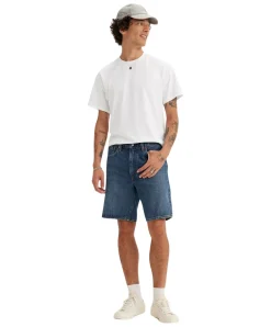 Levis Jeans Shorts 468 im blauen Baggy Style
