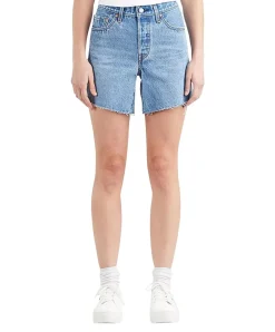 Levi's Jeans Shorts 501 Rolled in hellblau Orinda Night