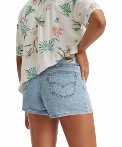 Levis Jeans Shorts 80'S Mom in Hellblau