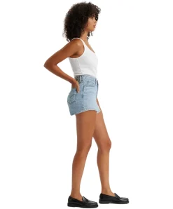 Levis Jeans Shorts 80'S Mom in Hellblau
