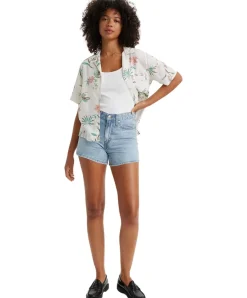 Levis Jeans Shorts 80'S Mom in Hellblau