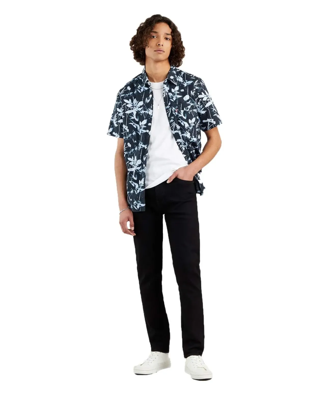 Levi's Jeans Skinny Fit 510 in schwarzem Black Leaf