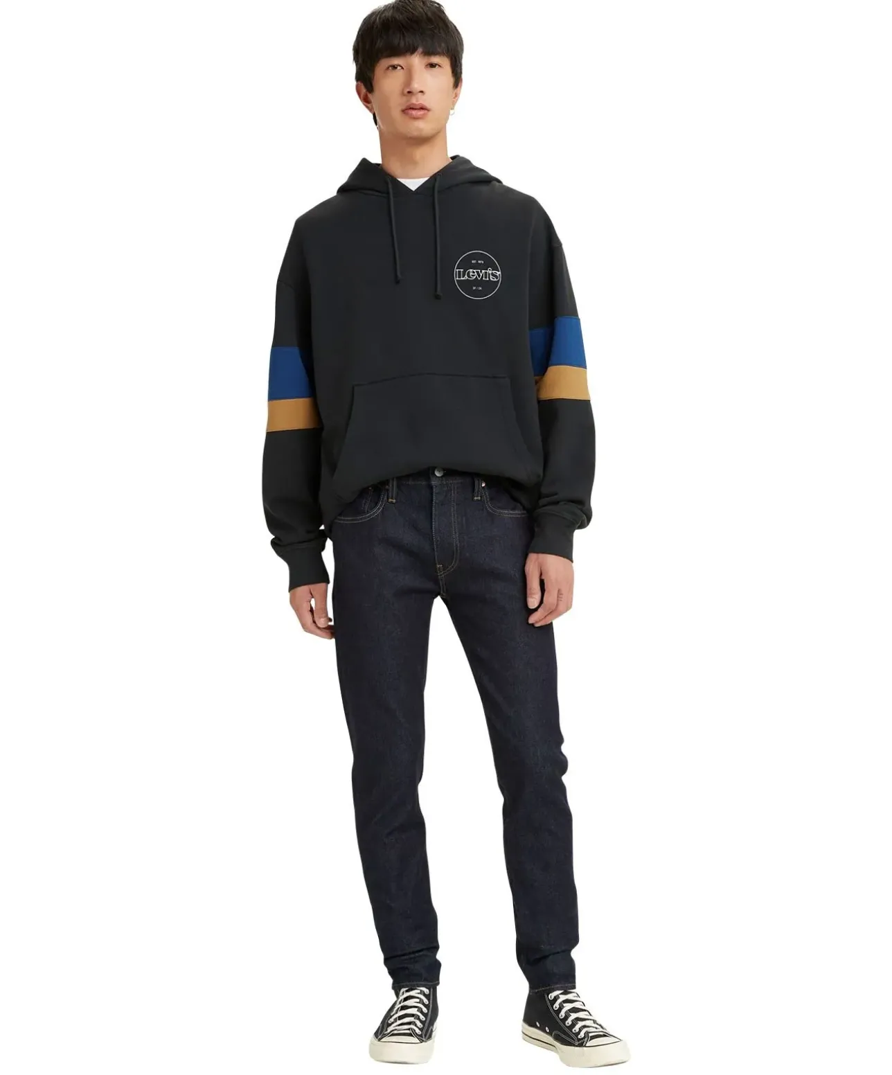 Levi's Jeans Skinny Taper in dunkelblauem Knight Rinse