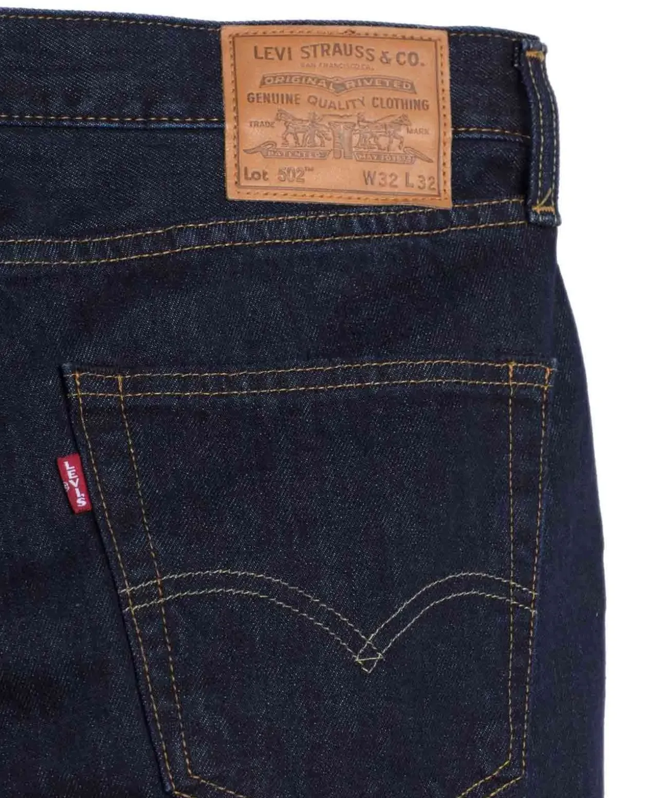 Levis Jeans Tapered 502 Regular in blauem Onewash