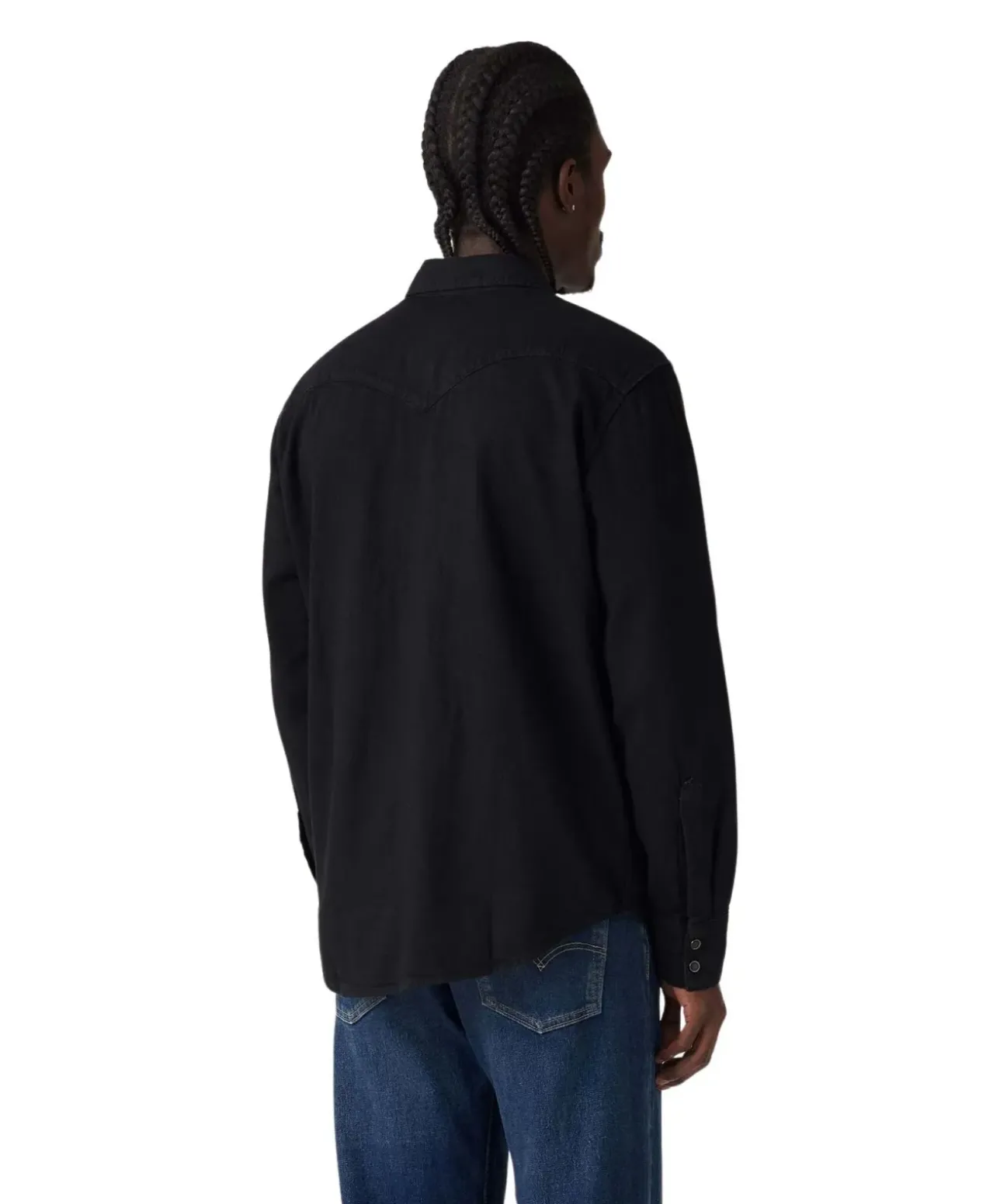 Levi's Jeanshemd Barstow Western in Schwarz