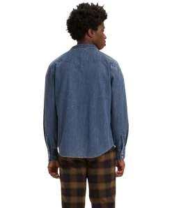 Levis Jeanshemd Barstow Western in Blau