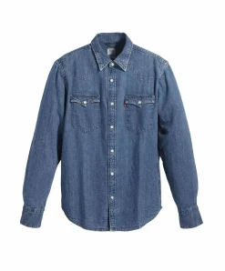 Levis Jeanshemd Barstow Western in Blau