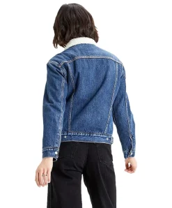 Levis Jeansjacke Ex-Boyfriend mit flauschigem Sherpa