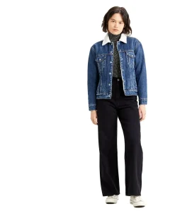 Levis Jeansjacke Ex-Boyfriend mit flauschigem Sherpa