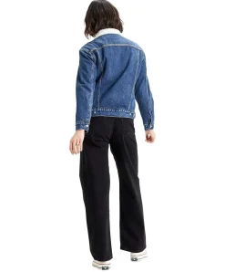 Levis Jeansjacke Ex-Boyfriend mit flauschigem Sherpa
