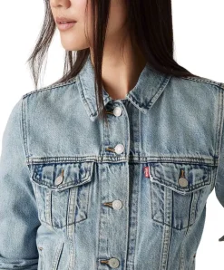 Levis Jeansjacke Original Trucker in All Mine-Waschung