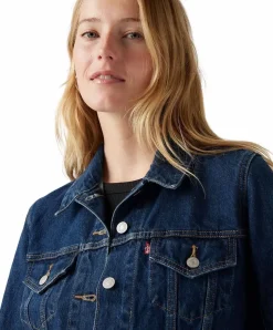 Levis Jeansjacke Original Trucker in Rinse-Waschung