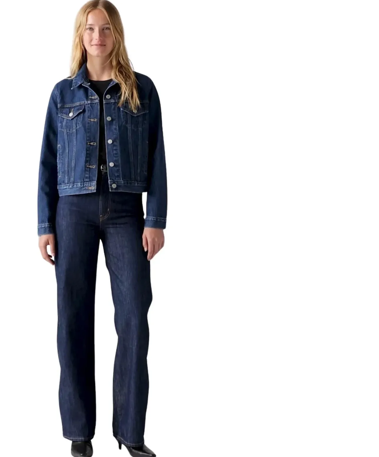 Levis Jeansjacke Original Trucker in Rinse-Waschung