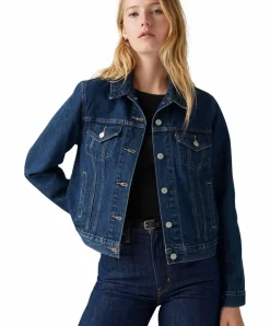 Levis Jeansjacke Original Trucker in Rinse-Waschung