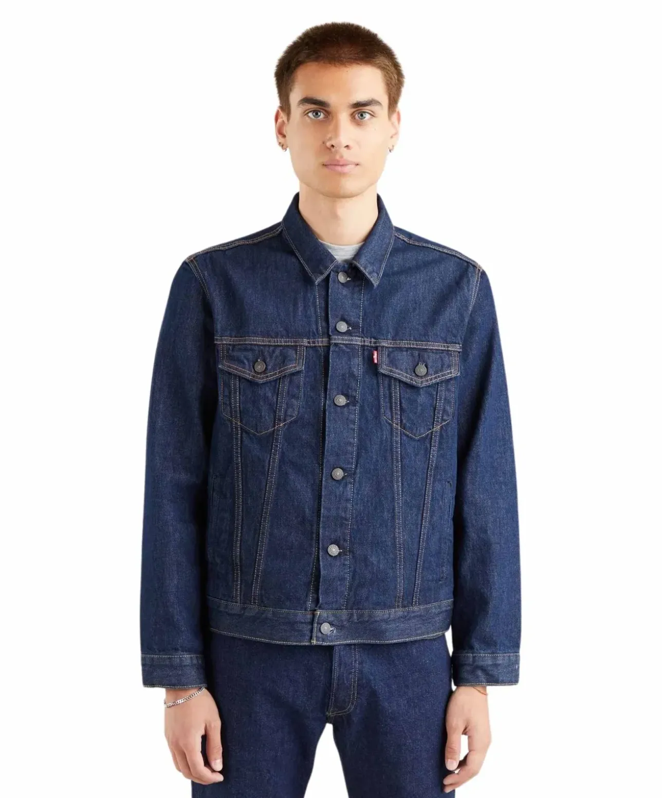 Levis Jeansjacke Trucker in Rinse-Waschung