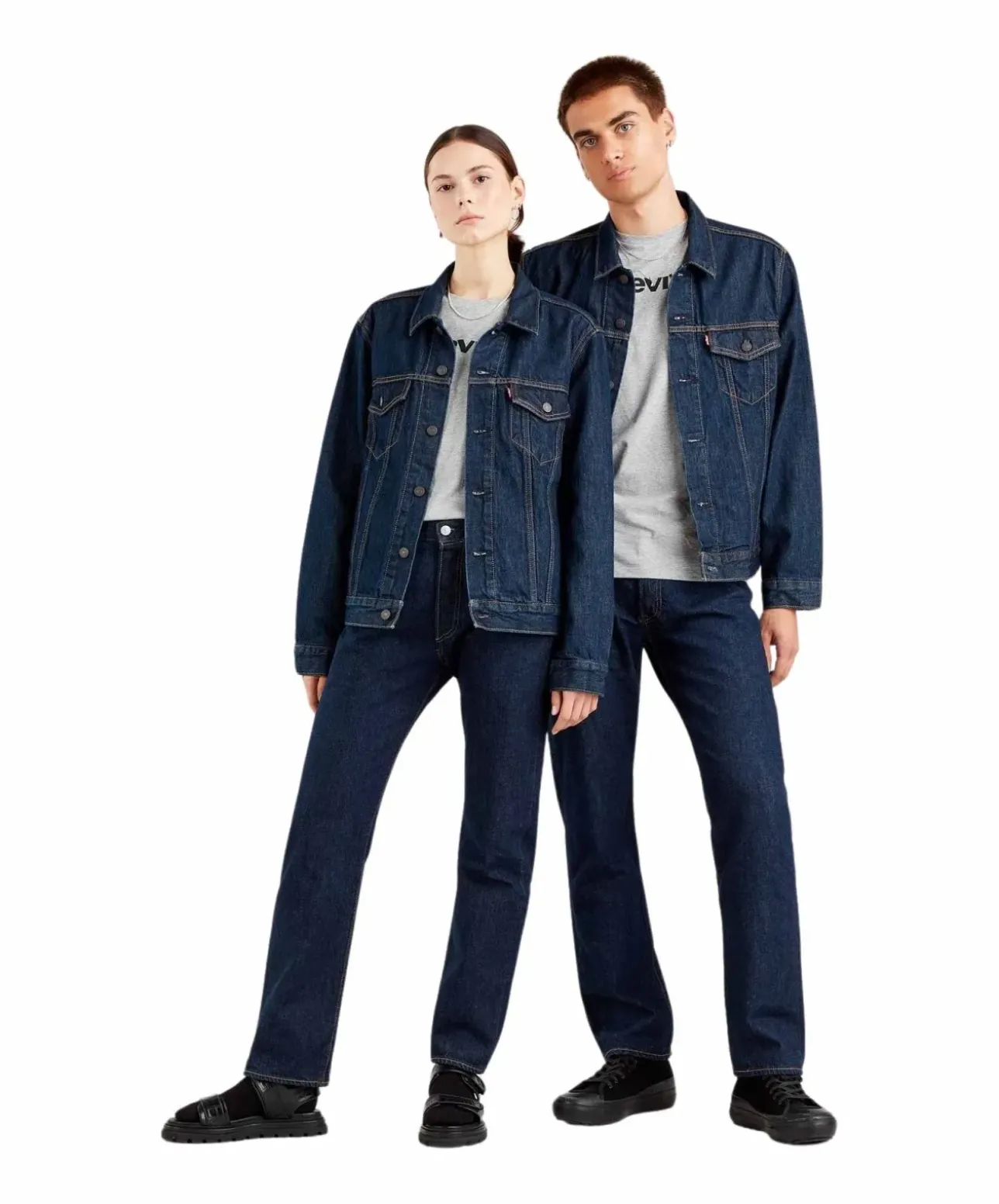 Levis Jeansjacke Trucker in Rinse-Waschung