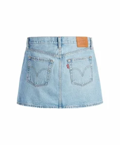 Levis Jeansrock Icon mit Destroyed Saum in Stonewash
