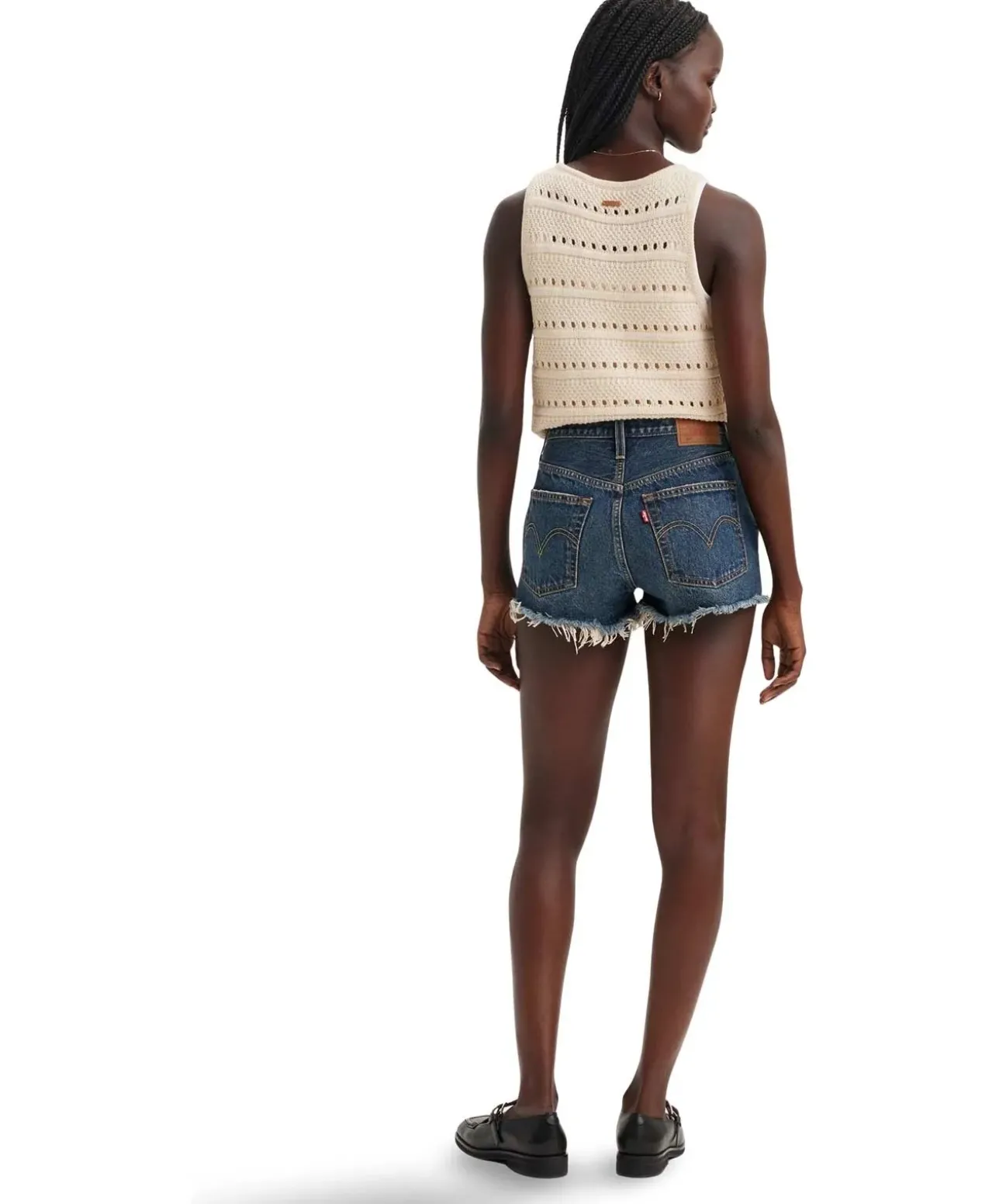 Levi's Jeans-Shorts 501 Original aus hellblauem Denim