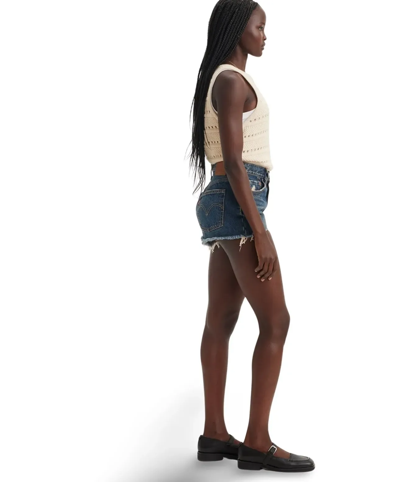Levi's Jeans-Shorts 501 Original aus hellblauem Denim