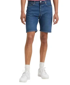 Levi's Jeans-Shorts Original 501 Hemmed in Mittelblau
