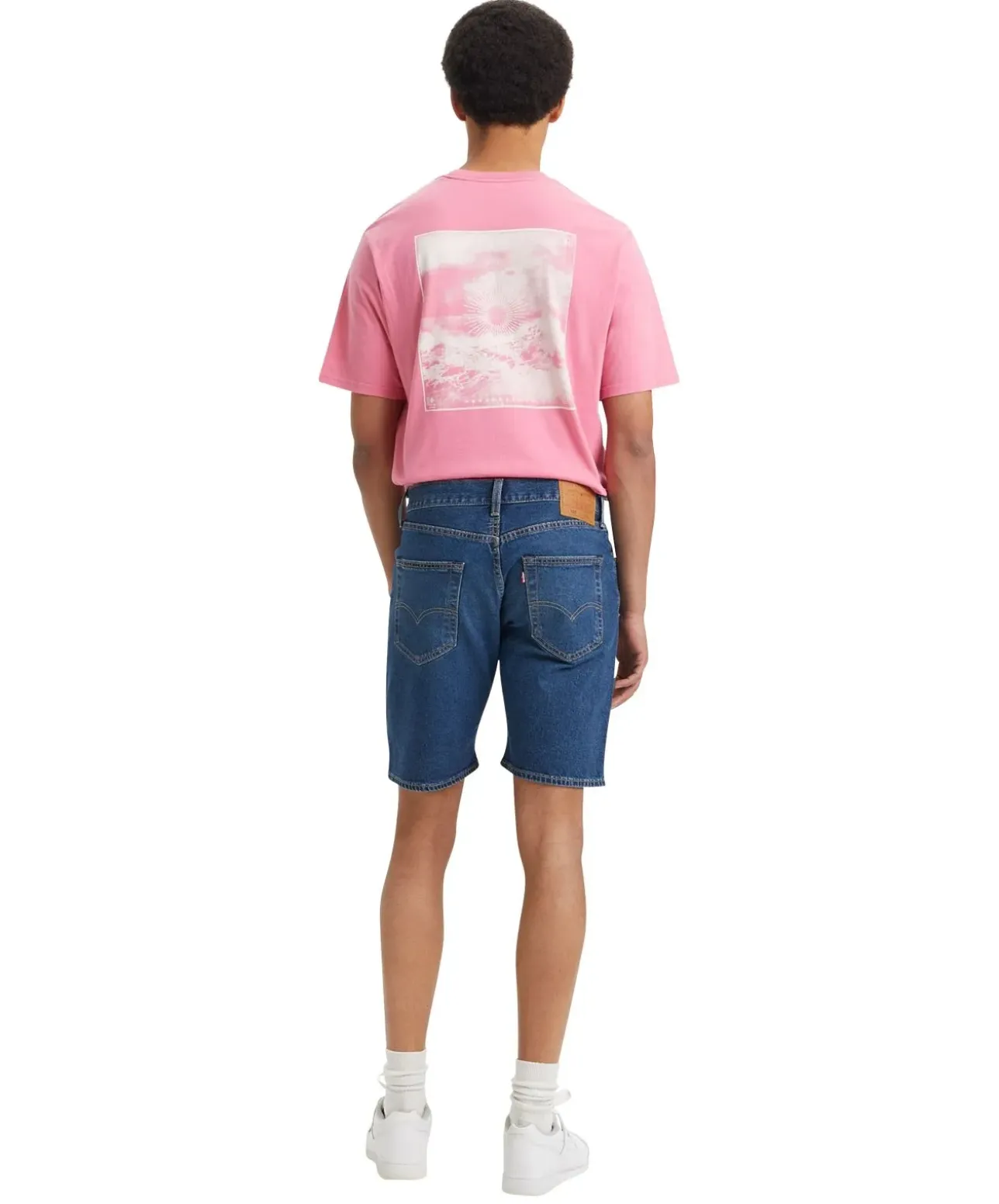 Levi's Jeans-Shorts Original 501 Hemmed in Mittelblau