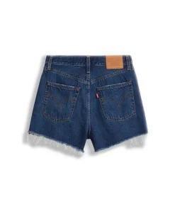 Levi's Jeans-Shorts Ribcage in Noe Five mit fransigem Saum