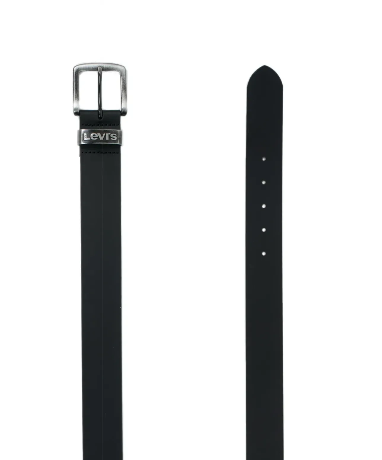 Levi's Ledergürtel Pilchuck in Schwarz