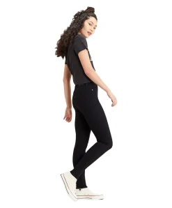 Levi's Mile High Super Skinny Jeans in Schwarz