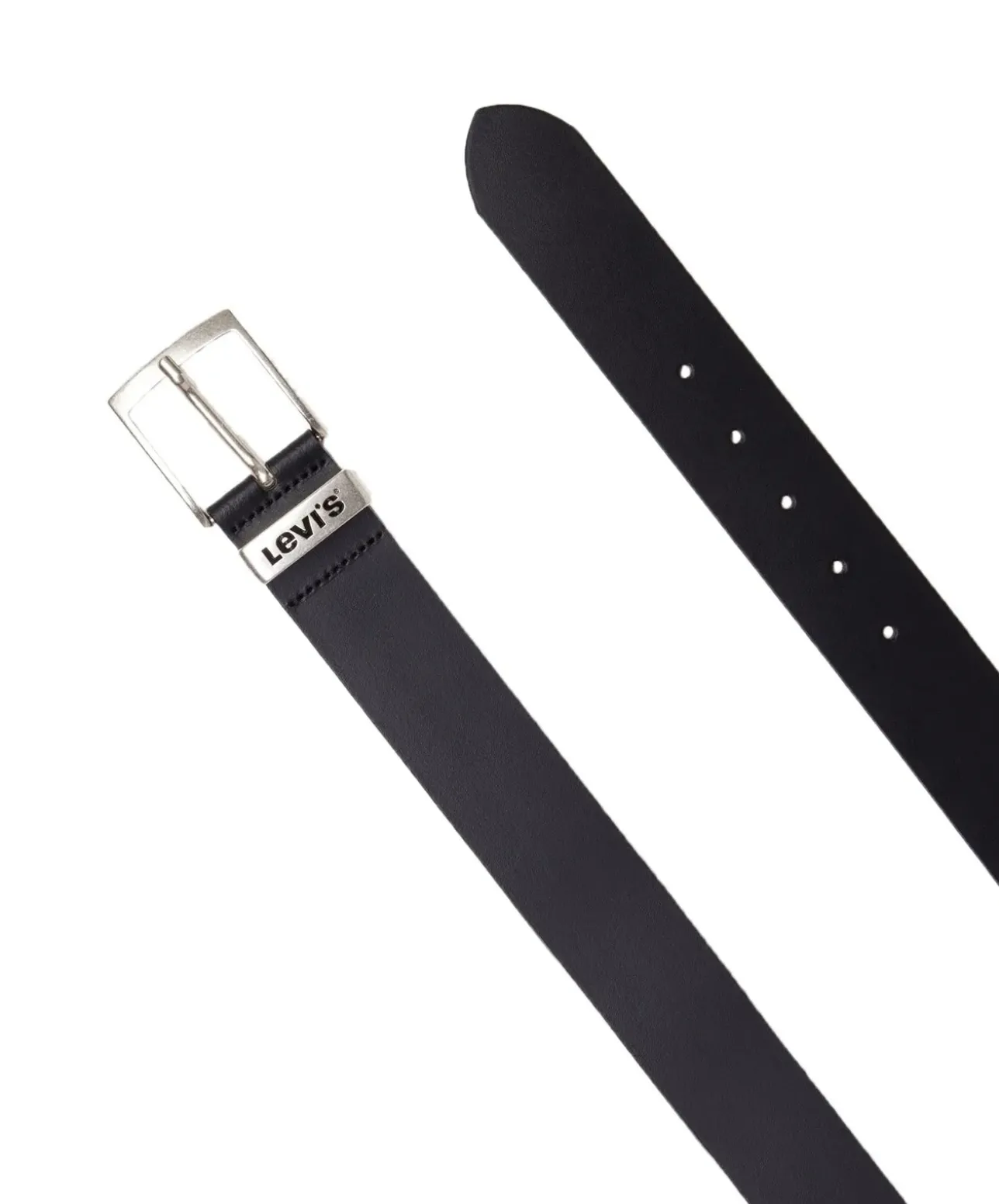 Levi's New Ashland - Schwarzer Gürtel aus Rindsleder