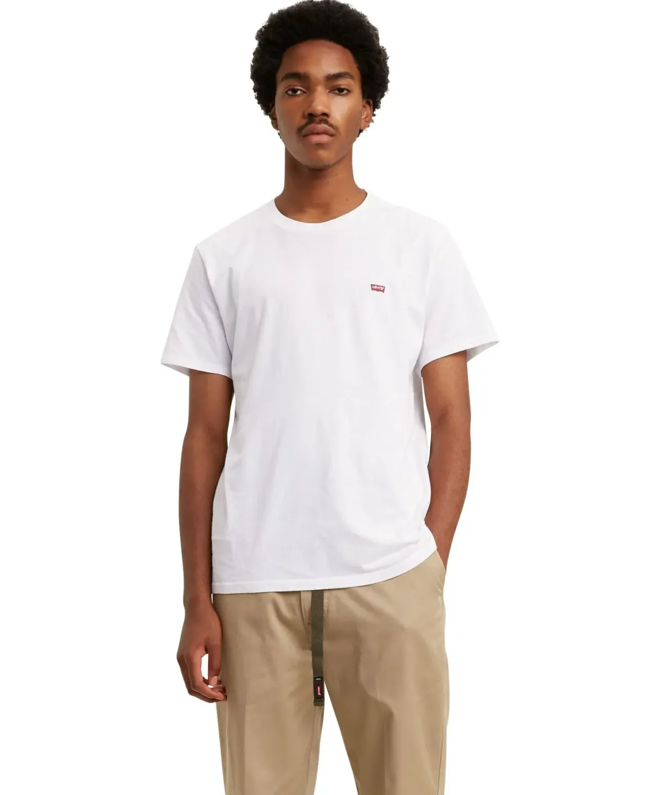 Levis Original Tee - Weißes T-Shirt aus Baumwolljersey