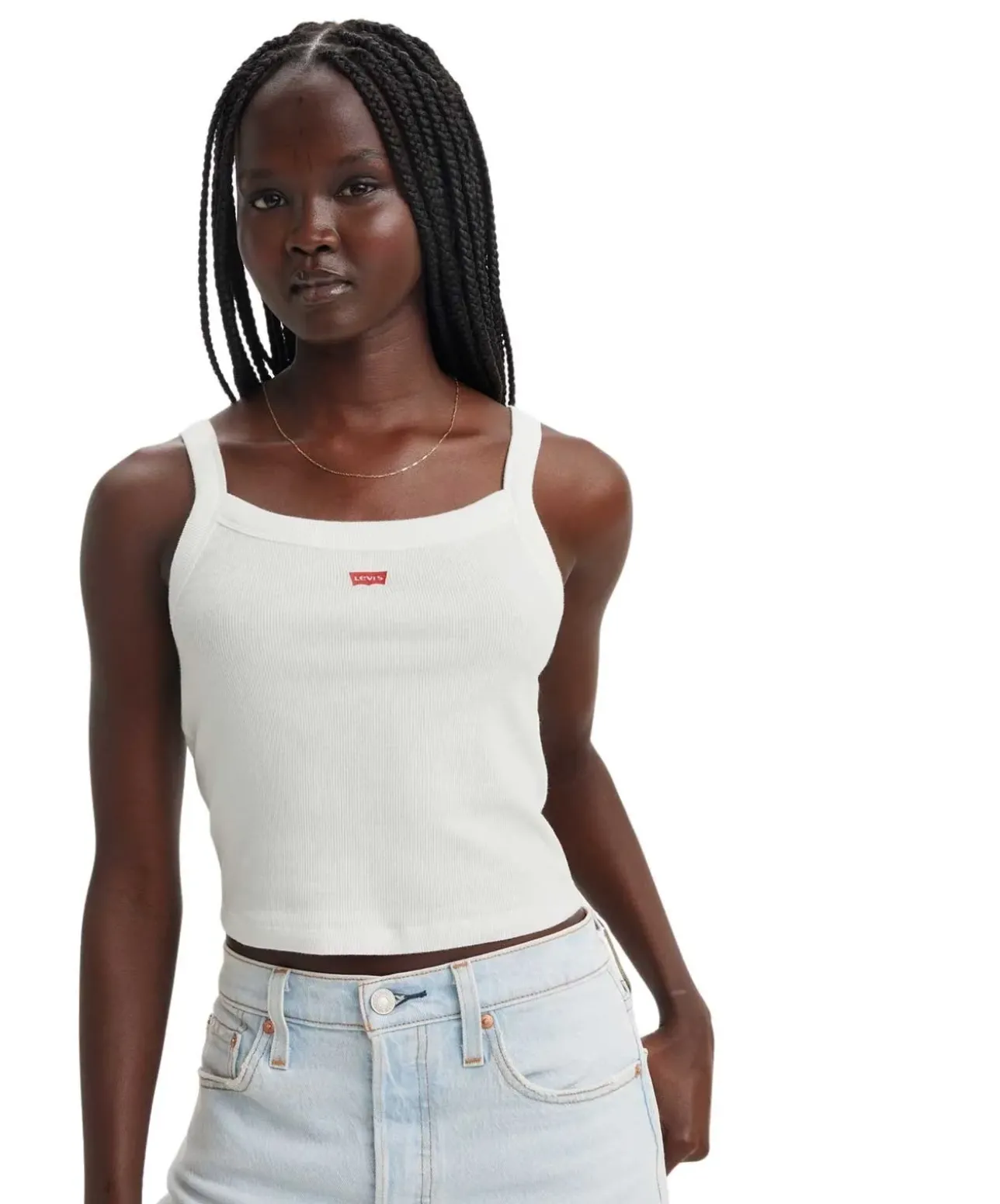 Levi‘s Shirt ohne Ärmel Sporty in Weiß