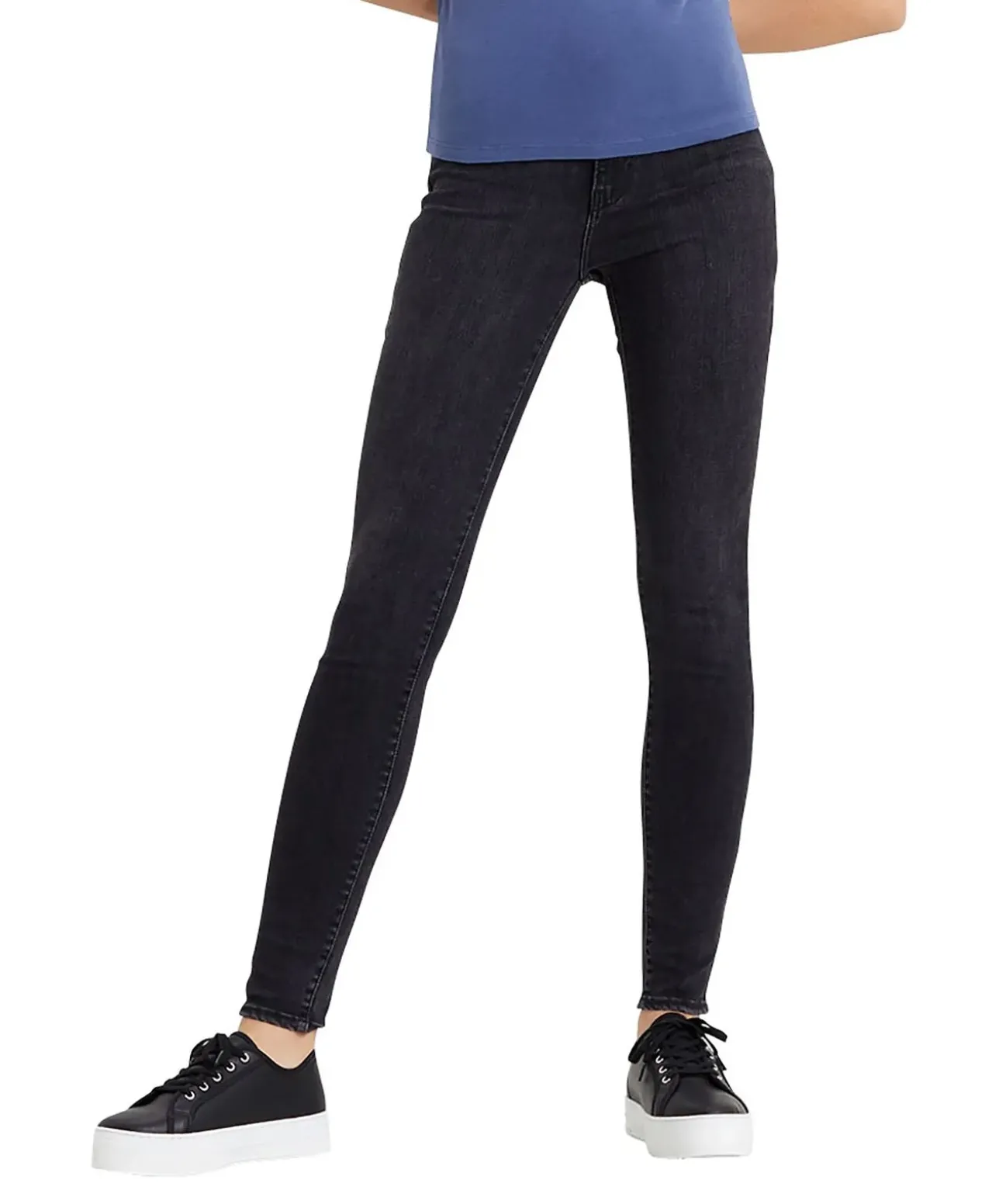 Levi's Skinny Jeans Mile High in schwarzem Ground