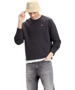 Levi’s Sweatshirt New Original aus schwarzer Frottee