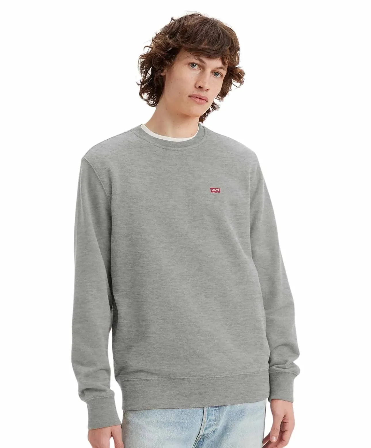 Levi’s Sweatshirt New Original in Grau und Rundhals