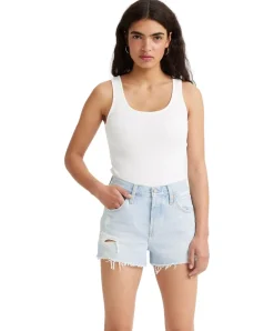 Levis Tank Top Rib mit U-Boot Ausschnitt in Weiß