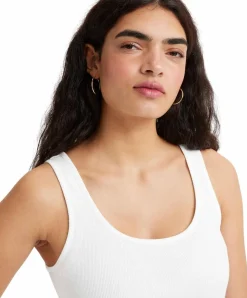 Levis Tank Top Rib mit U-Boot Ausschnitt in Weiß