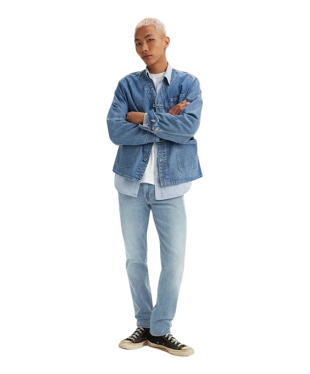 Levis Taper Jeans 512 Slim in light Pelican Rust