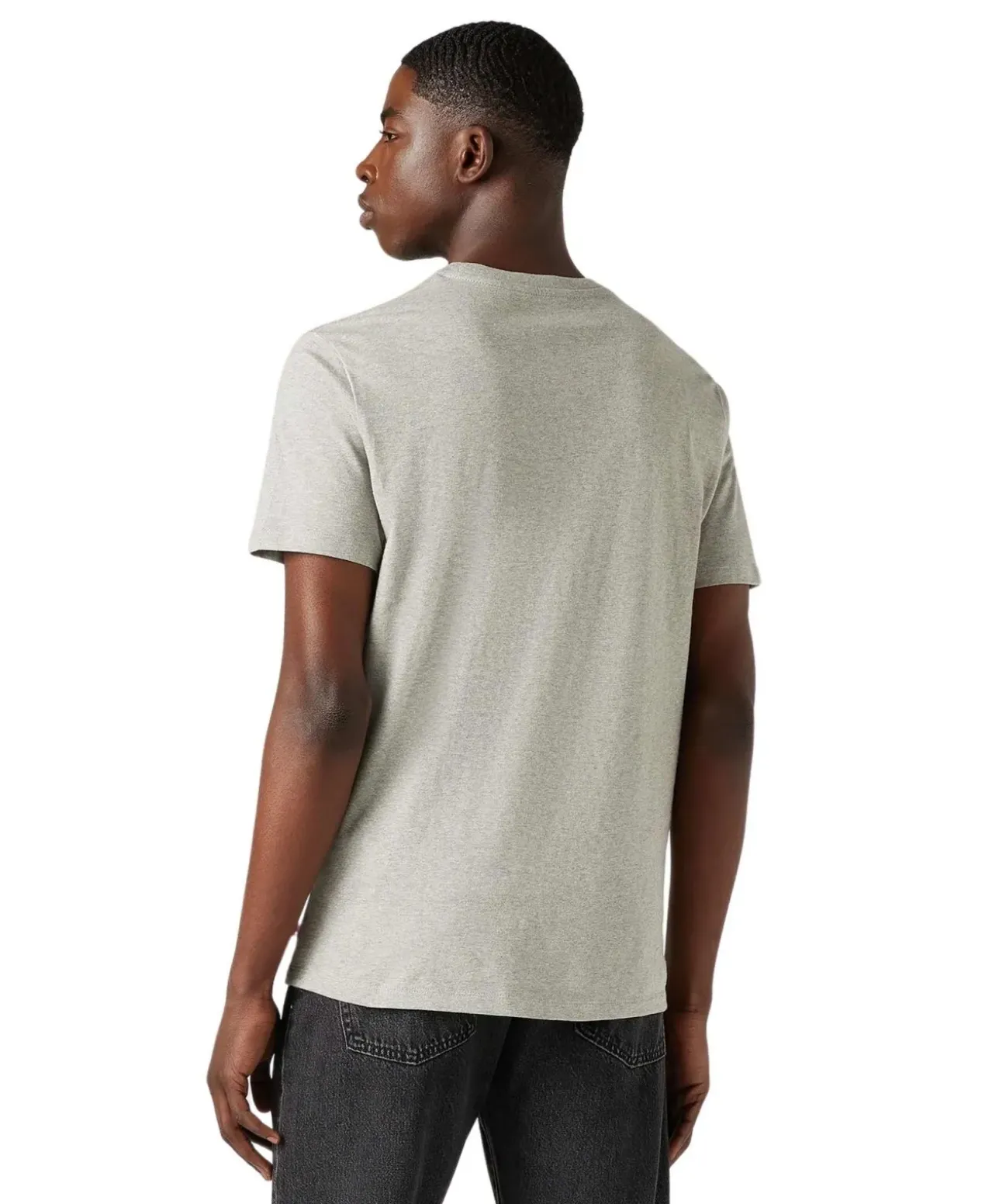 Levi’s T-Shirt Housemark in Grau mit Batwing-Print