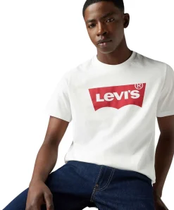 Levi's T-Shirt Housemark in Weiß mit Logo-Print
