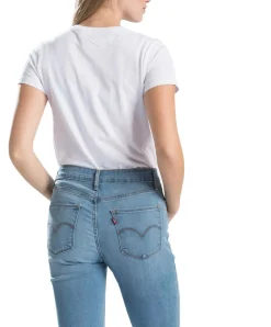 Levi's T-Shirt in Weiß mit kleinem Logo-Print