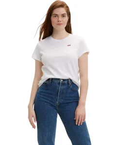 Levi's T-Shirt in Weiß mit kleinem Logo-Print